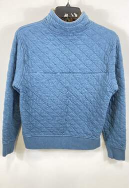 Patagonia Men Blue Vintage Quilted Snap On Sweater XXS alternative image