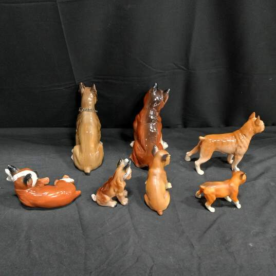 Bundle of 7 Assorted Ceramic Dog Figurines image number 4