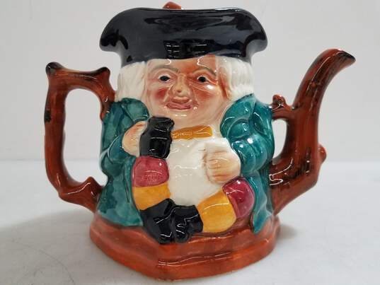 Shorter & Son Hand-painted Staffordshire Toby Teapot 5.5Tall image number 2