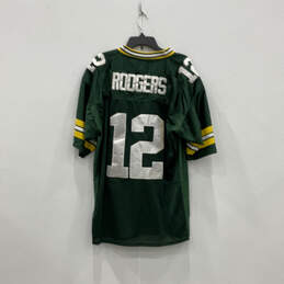 Mens Green Yellow Green Bay Packers Rodgers #12 Football NFL Jersey Size 52 alternative image