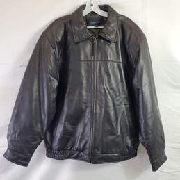 Joseph & Feiss Men Black Leather Jacket L