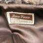 Vintage Dino Ricco Patchwork Brown Rabbit Fur Short Lined Coat Women's Size M image number 3