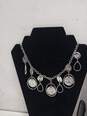 5pc Gothic Silver Tone Jewelry Bundle image number 5