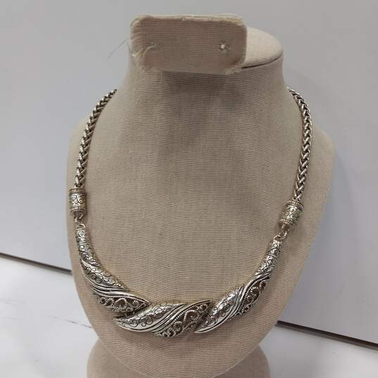 Bundle of Sliver Toned Costume Jewelry image number 4