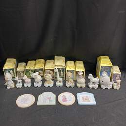 Lot Of Precious Moments Figurines and Plagues