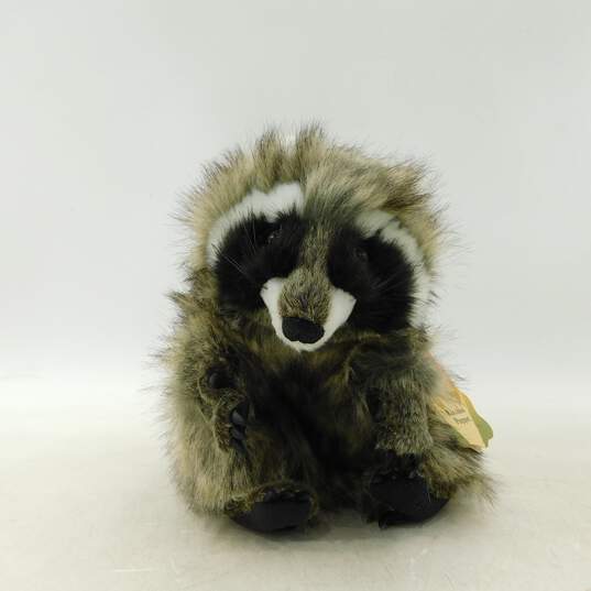 Folkmanis Baby Raccoon Full Body Plush Stuffed Hand Puppet ~ NEW w/ Tags image number 1