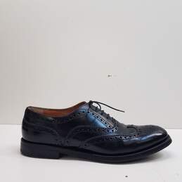 Church's Italy Black Leather Wingtip Oxford Dress Shoes Men's Size 8.5 M