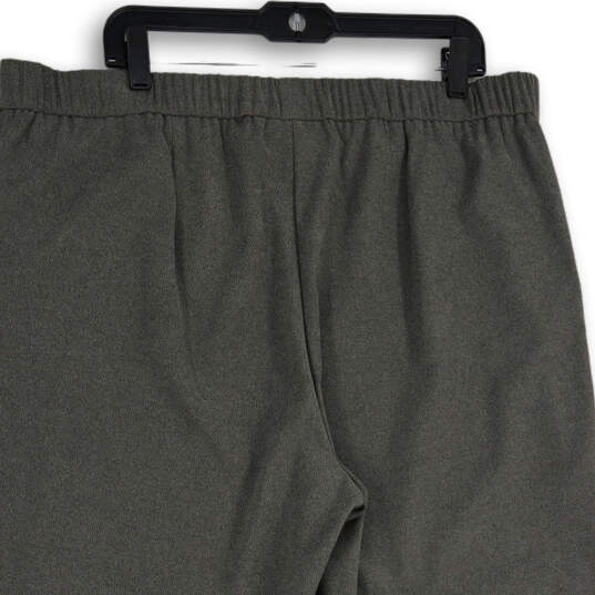 NWT Womens Gray Elastic Waist Slash Pocket Pull-On Sweatpants Size 18W image number 4