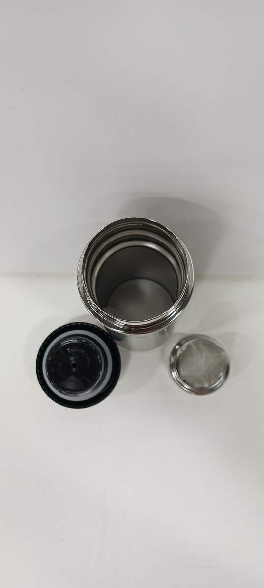 Eddie Bauer Black & Silver Thermos w/Carrying Case image number 3