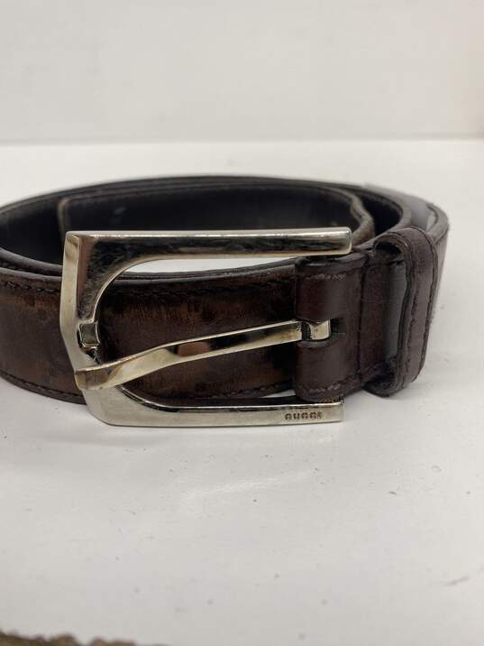 Gucci Brown Belt - Size One Size image number 2