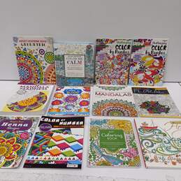 Lot of 12 Coloring Books