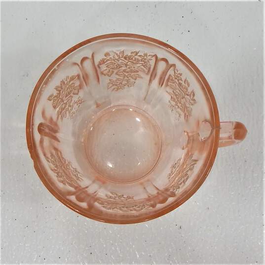 Vintage Pink Glassware Dinnerware Teacup Creamer Mixed Lot image number 7