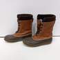 LL Bean Leather Lace Up Snow Boot Size 12M image number 2
