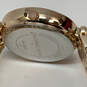 Designer Michael Kors MK-6675 Gold-Tone Rhinestone Analog Wristwatch w/ Box image number 5
