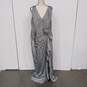 Adrianna Papel Women's Gray Sleeveless Maxi Dress Size 16W NWT image number 1
