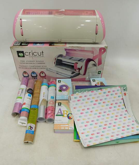 Provo Craft Cricut Expression Pink Journey Bundle Electronic Cutter Machine IOB image number 1