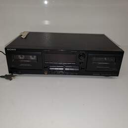 For Replacement Parts/Repair Untested Sony Model TC-WR545 Stereo Cassette Deck