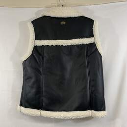 Women's Black Koolaburra by UGG Faux Leather Vest, Sz. L alternative image