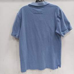 Banana Republic Men's Blue Slim Fit Cotton Polo Shirt Size XL Tall alternative image