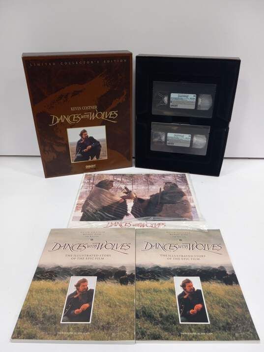 Limited Collectors Edition Kevin Costner Dances With Wolves VHS Set image number 1