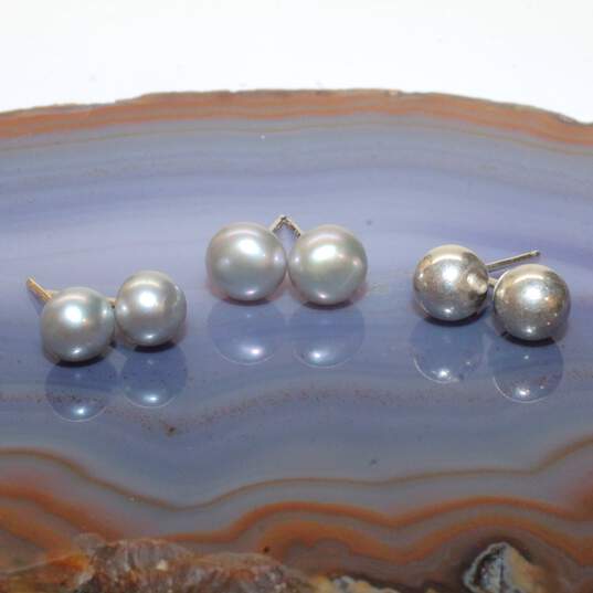 Sterling Silver Stud Earring Set image number 1