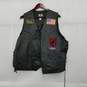 Classic Leathercrafts Black Leather Vest Size 2X image number 1