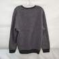 Marine Layer MN's Grey Cotton Wool Blend Crewneck Sweater Size L image number 2