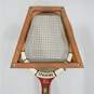 Vintage Spalding Pancho Gonzales Tournament Wood Tennis Racquet W/ Guard image number 3