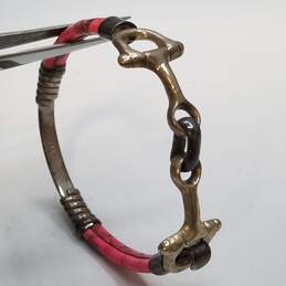 Sterling Silver Horsebit Equestrian Bracelet 31.9g alternative image