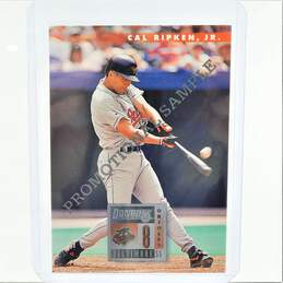 1996 HOF Cal Ripken Jr Donruss Promotional Sample Baltimore Orioles