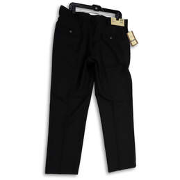 NWT Mens Gray Striped Slash Pocket Straight Leg Dress Pants Size 36/30 alternative image