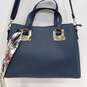 Marc New York Women's Blue Leather Tote Bag image number 2