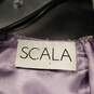 Scala Women Orchid Beaded Dress Sz 14 image number 5