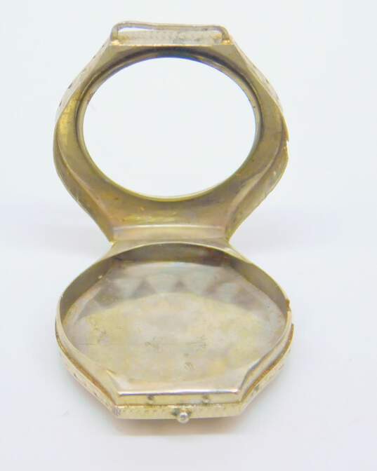 Antique 14k White Gold Watch Case 4.2g image number 4