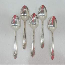 Set of 10 Oneida Community Silver-plated QUEEN BESS II Dinner Spoons alternative image