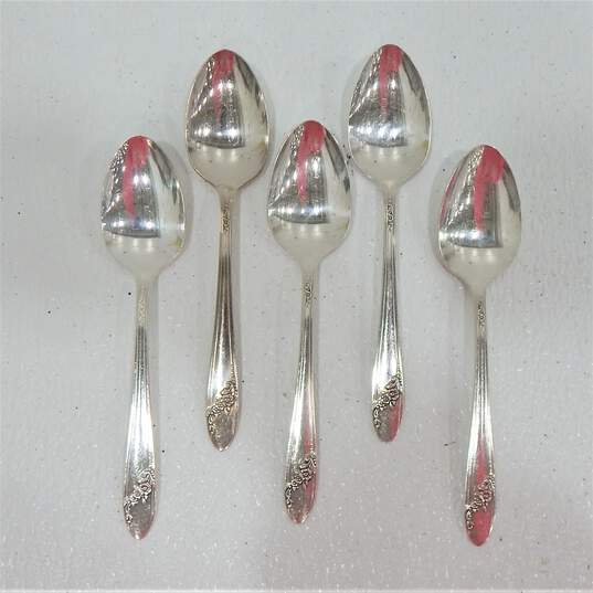 Set of 10 Oneida Community Silver-plated QUEEN BESS II Dinner Spoons image number 2