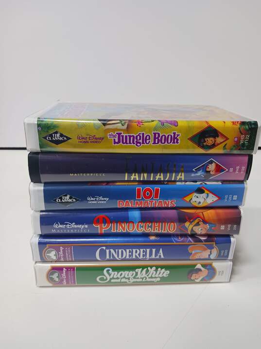 Bundle of 6 VHS Tape Disney Movies image number 3