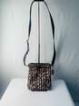Certified Authentic Coach Canvas Tan Animal Print Crossbody Bag image number 1