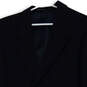 Mens Black Long Sleeve Notch Lapel Front Pockets Two Button Blazer Size 38R image number 3
