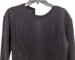 Vintage Mondrian Black Long Sleeved Dress alternative image