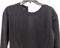Vintage Mondrian Black Long Sleeved Dress image number 2