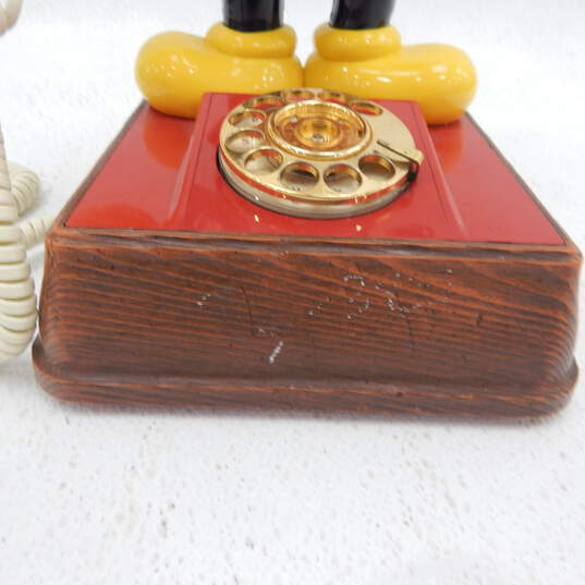 Vintage 1976 The Mickey Mouse Phone Rotary Dial Landline Telephone image number 7