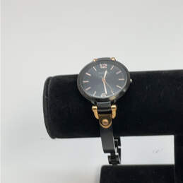 Designer Fossil ES-3452 Black Stainless Steel Round Dial Analog Wristwatch