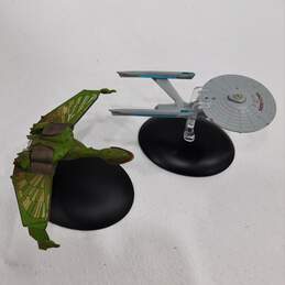Eaglemoss Star Trek U.S.S. Enterprise NCC-1701 & Klingon Bird-of-Prey 8089-A/E Model Mixed Lot