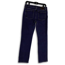 Womens Blue Denim Pockets Medium Wash Stretch Skinny Leg Jeans Size 8P alternative image