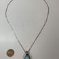 Designer Larimar Cabochon S925 ALE Sterling Silver Chain Pendant Necklace image number 3