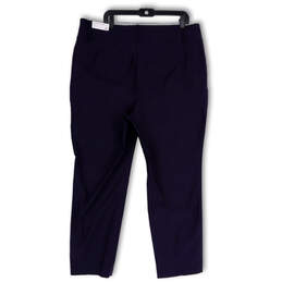 NWT Womens Blue Flat Front Tighter Tummy High-Rise Ankle Pants Size 20R alternative image