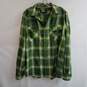 Marmot green plaid long sleeve button up shirt image number 1