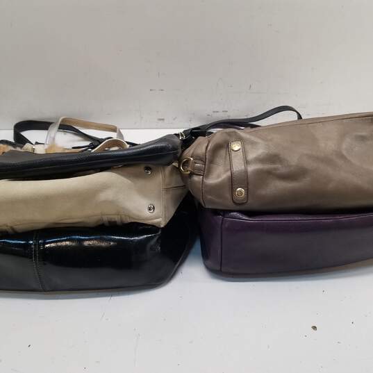 Buy the COACH Assorted Bundle Set Of 5 Multi Leather Medium Satchel Tote  Bags