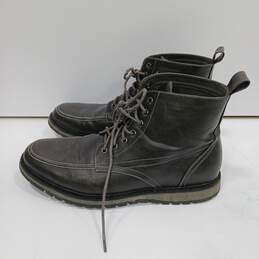 Hawke & Co. Men's Sierra Gray Faux Leather Boots Size 13